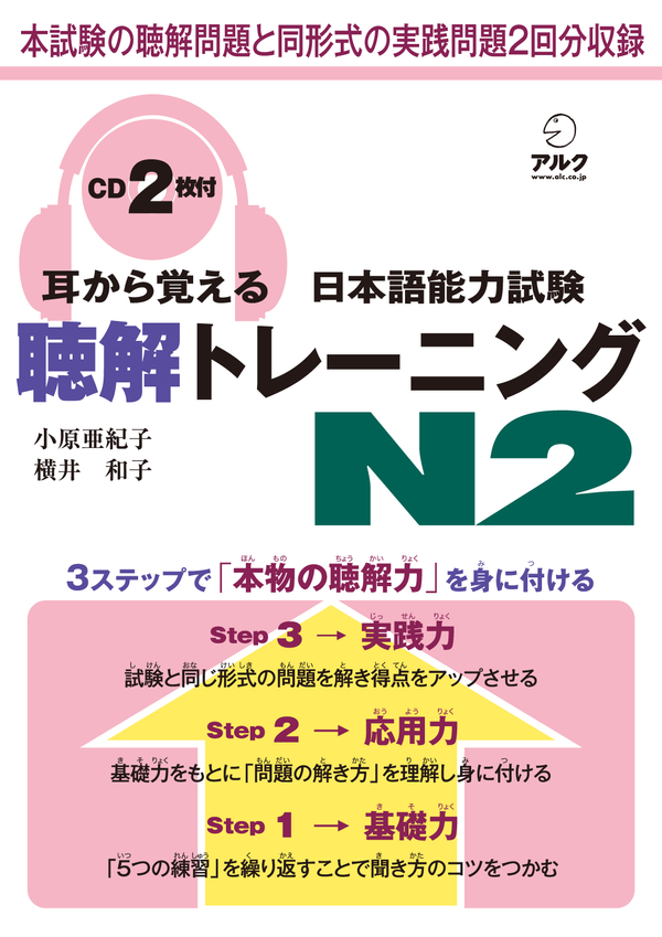 『耳から覚える日本語能力試験 聴解トレーニングN2』の書影